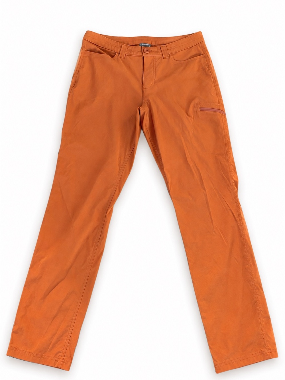 Eddie Bauer Women’s Orange Stretch Hiking Travel Pants Size 8